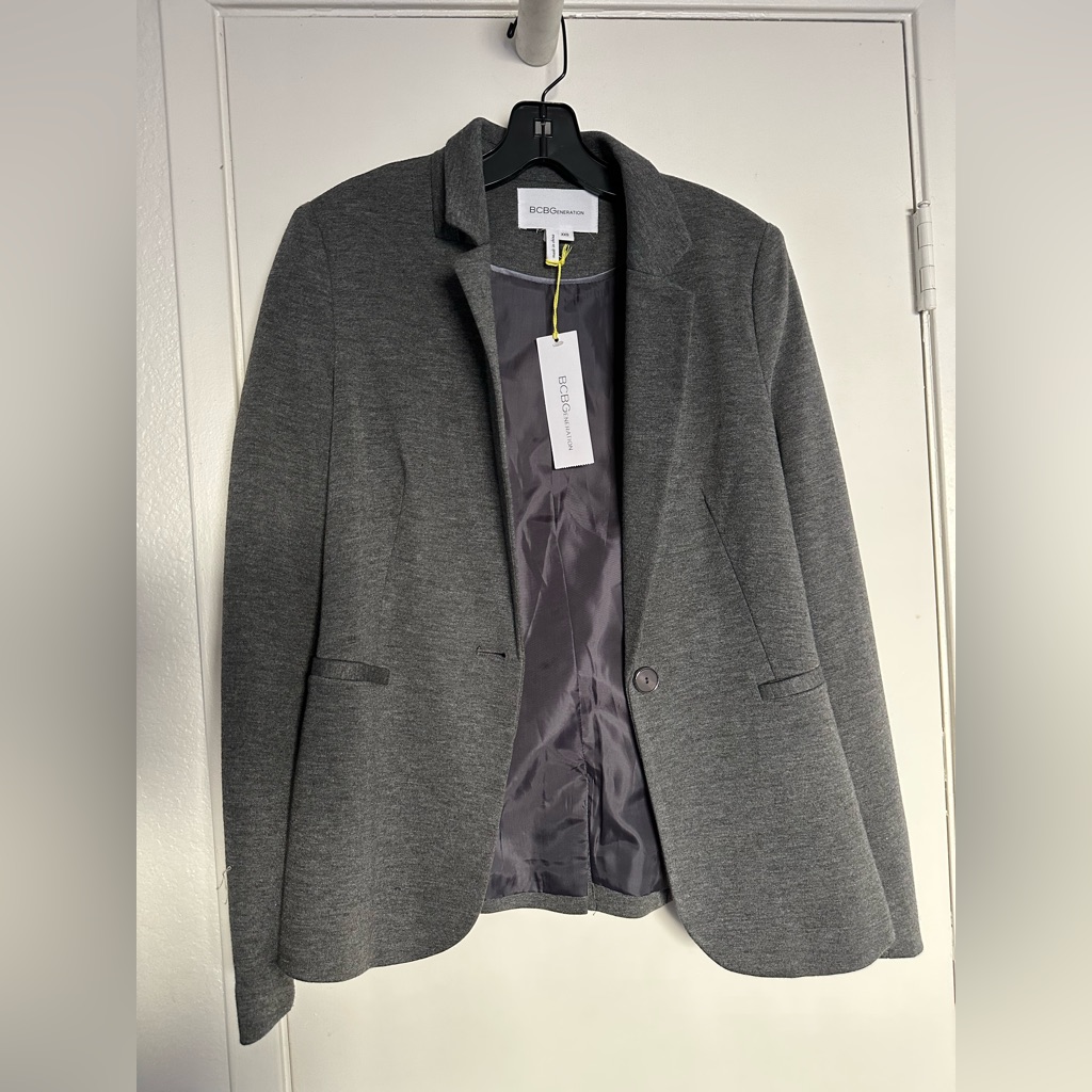 Bcbgeneration Basic Gray Blazer
